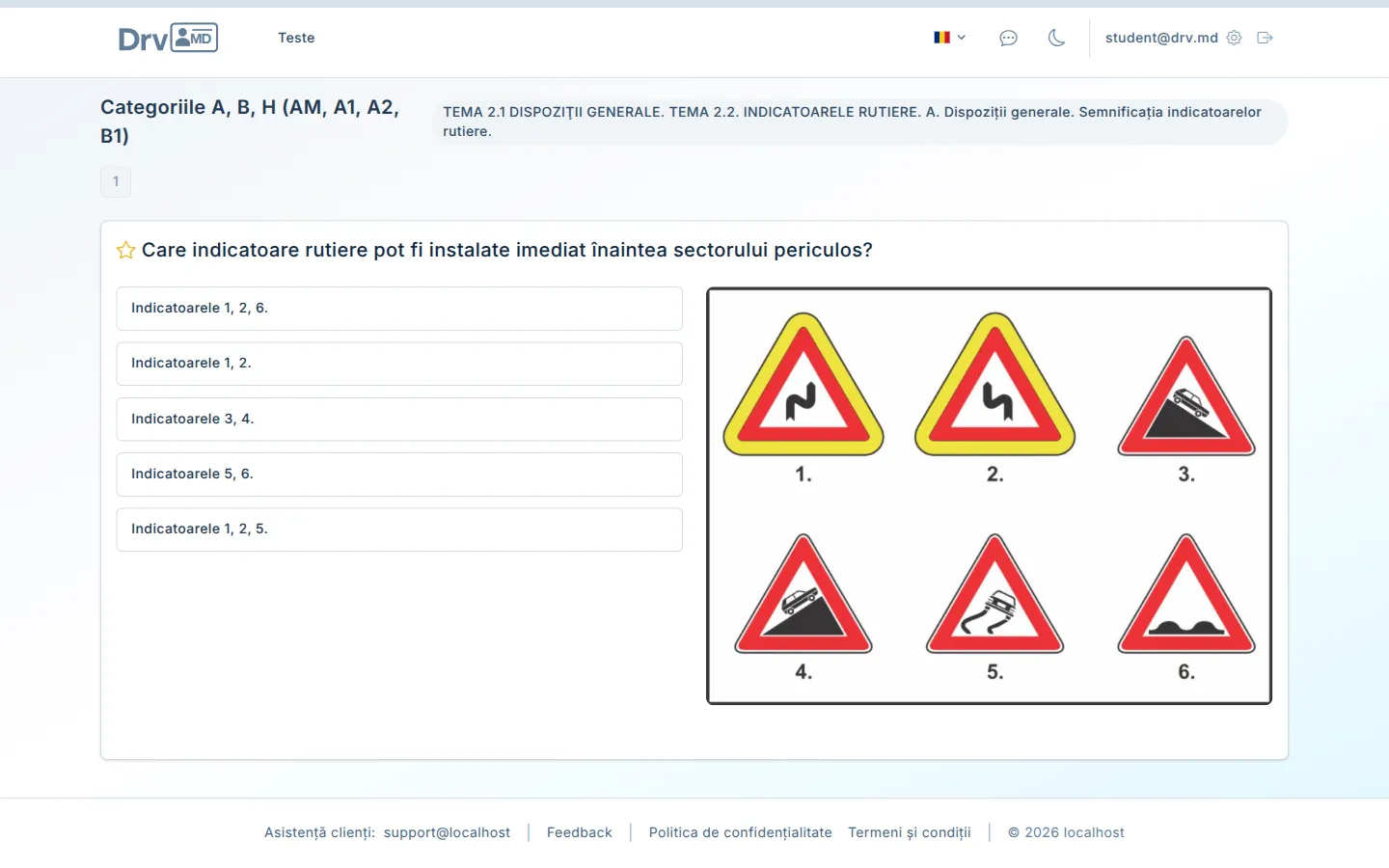 Interfața aplicației desktop